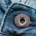 Messing Denim Nieten Jeans-Taste